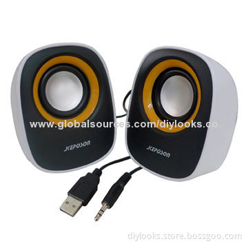 USB2.0 White Mini Digital Stereo Speaker